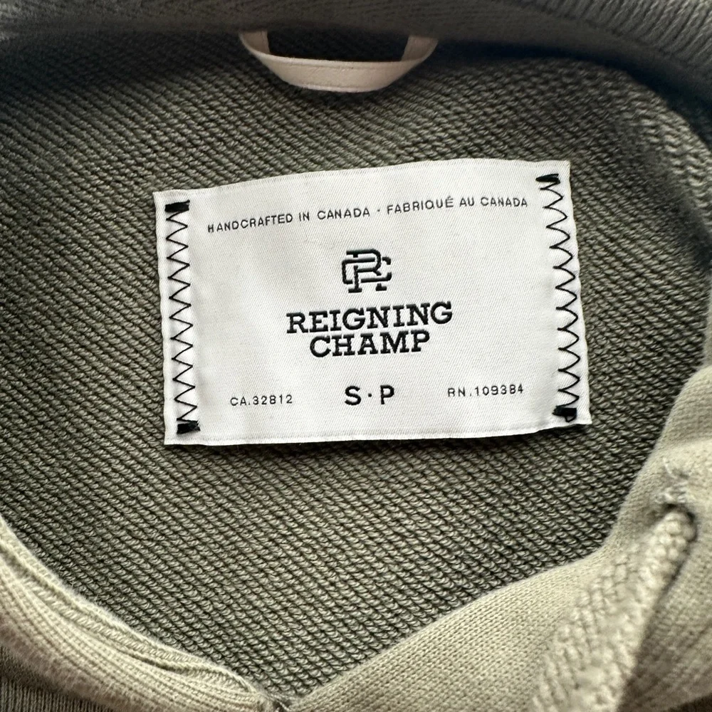 Reigning champ green moss hoodie